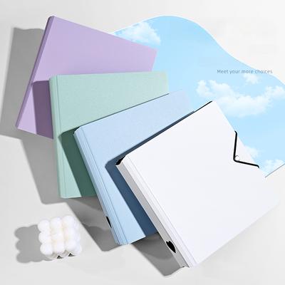 Classeur de cartes Photo A4/A5, anneau en D, grand livre de collection à grille 4/9 avec cravate à Bandage, Album Photo de 3 pouces, porte-carte Kpop coréen