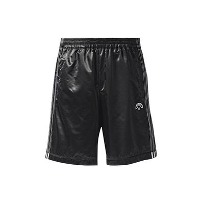 Originals x Alexander Wang Locker sitzende Sportshorts aus Satin Herren Unterteile Schwarz CV5257