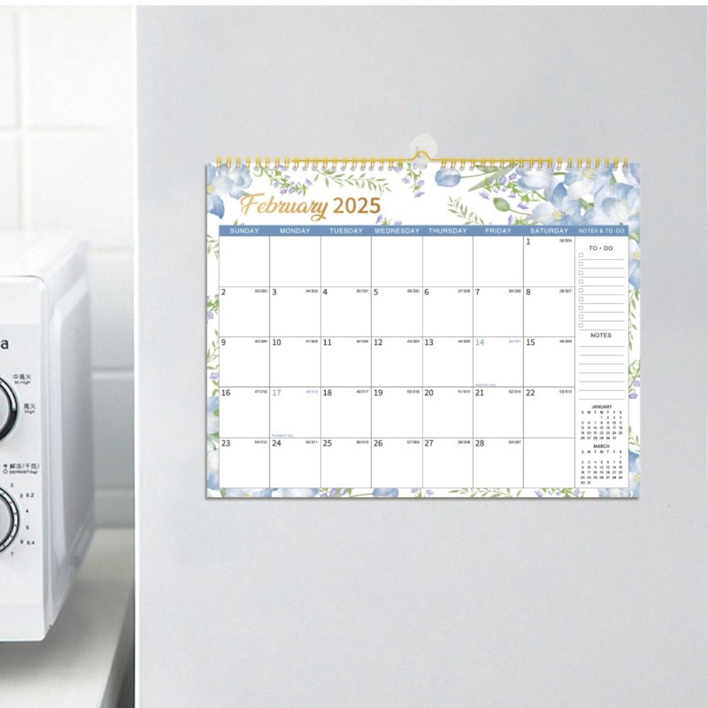 

Paper English Desk Calendar Coil Wall Calendar Creative Calendar