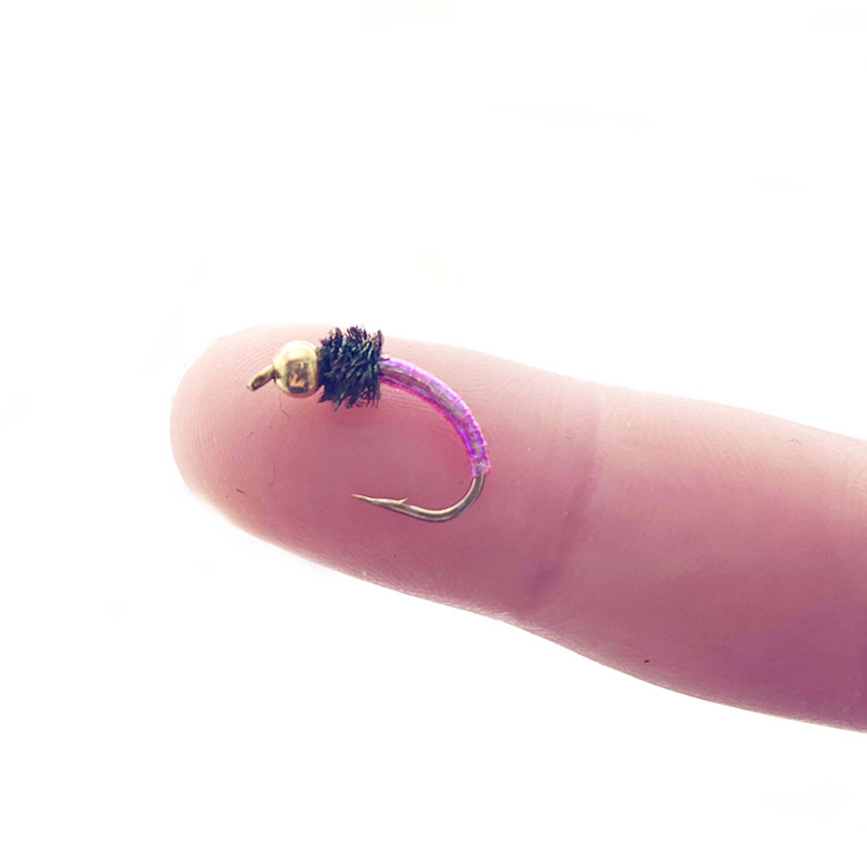 5/10/20/30 шт. латунные головки мошек нахлыстом для рыбалки 10 # форель/бас/окунь/сом — фото 3