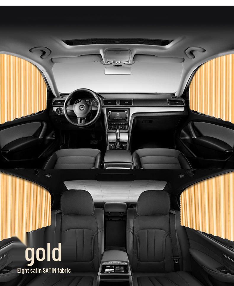 Car Side Window Sun Shade Blinds - Baby Sun Protection, Heat Insulation, Privacy Curtain