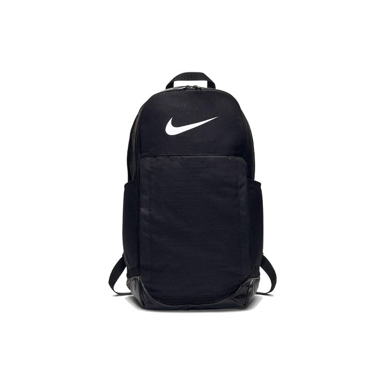 Nike Brasilia Logo Casual Simple Polyester Backpack Unisex Backpacks Black CK0941-010 Black