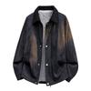American Retro Corduroy Lapel Zip Jacket – Slimming, Versatile, Casual Loose Fit.