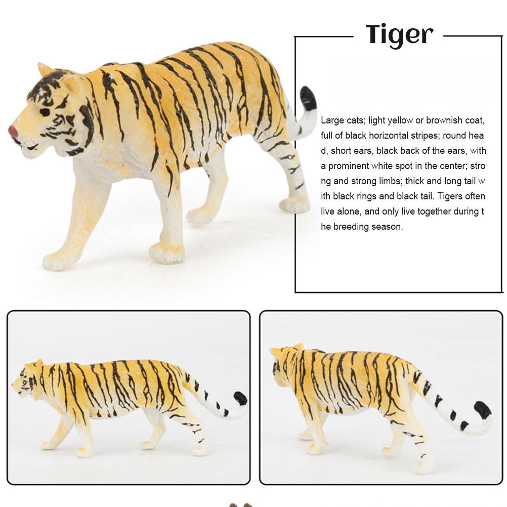 12PCS Mini Forest Animals Figures Toy Simulation Forest Animals Figurines Playset PVC Wild Animal