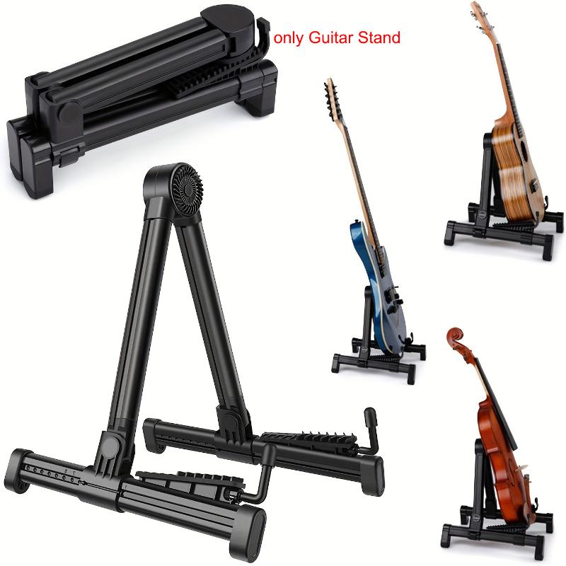 1Pc Foldable A-Frame Guitar Stand For Acoustic Guitars Electric Guitars And Basses Lightweight And Easy To Use Home Floor Stand 1