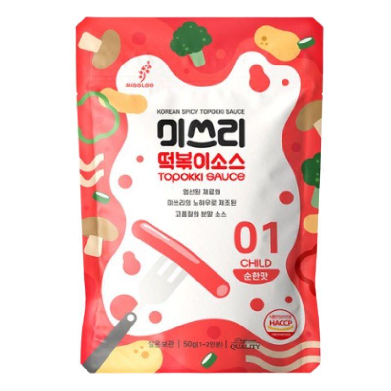 Miss Lee Tteokbokki Sauce Mild Korean Sweet Spicy Rice Cake Sauce 50g x3 1set(3ea)
