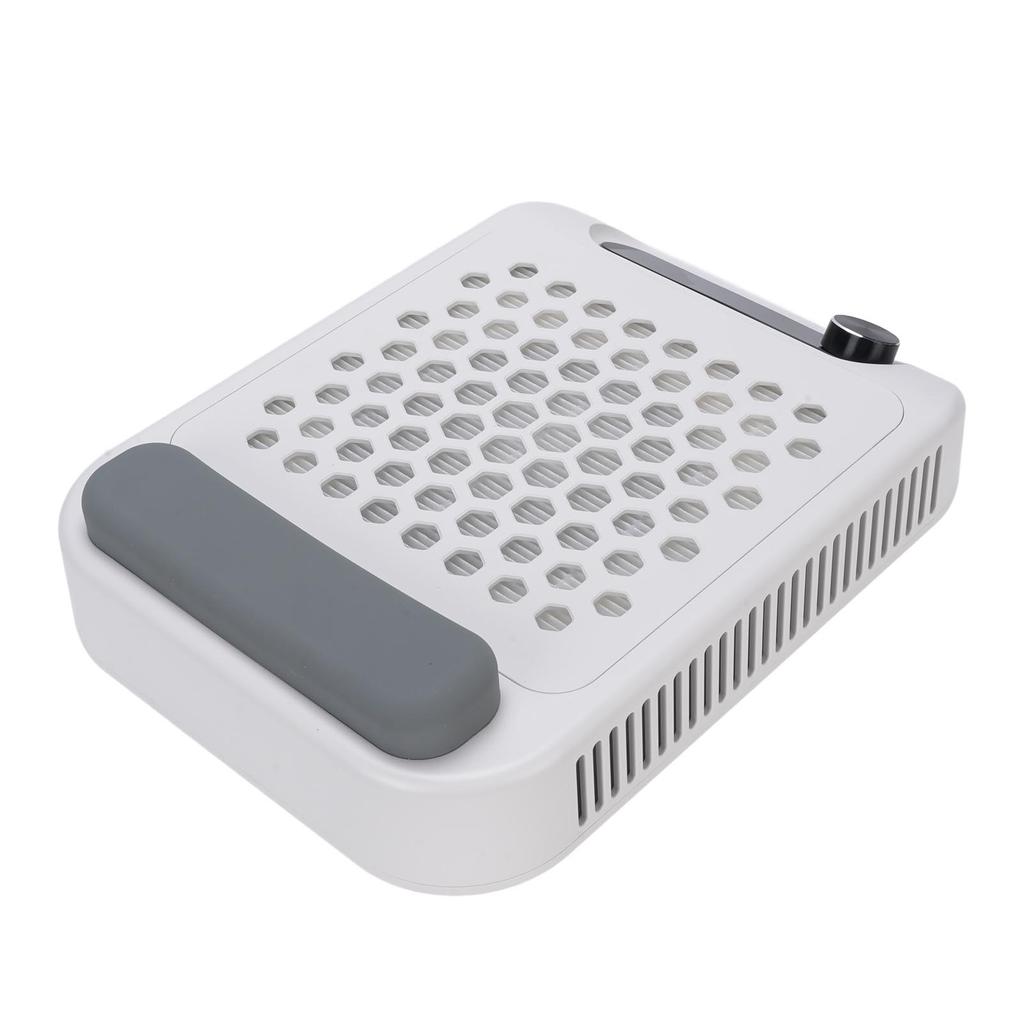 Nail Dust Collector with Silicone Arm Rest Reusable Filter LED Display Nail Vacuum Cleaner Brushless