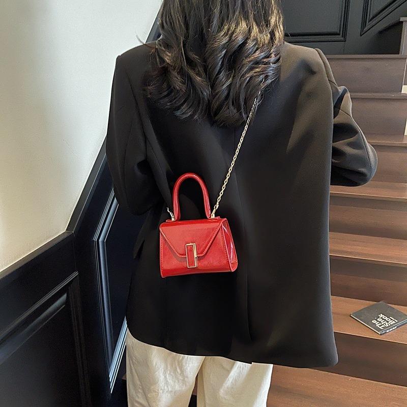 Chain Mini Exquisite Handbag Temperament Fashionable and Casual New Summer Solid Color Shoulder Messenger Bag