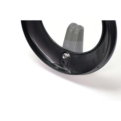 Pearl Metal Pot/Frying Pan Cover, 26cm, Stand-Type, with Glass Window and Silicone Coating, Water-Resistant, HB-6509