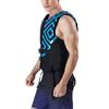 Kayaking Swimming Adult Safety Buoyancy Life Jacket Vest with Whistle(M)
