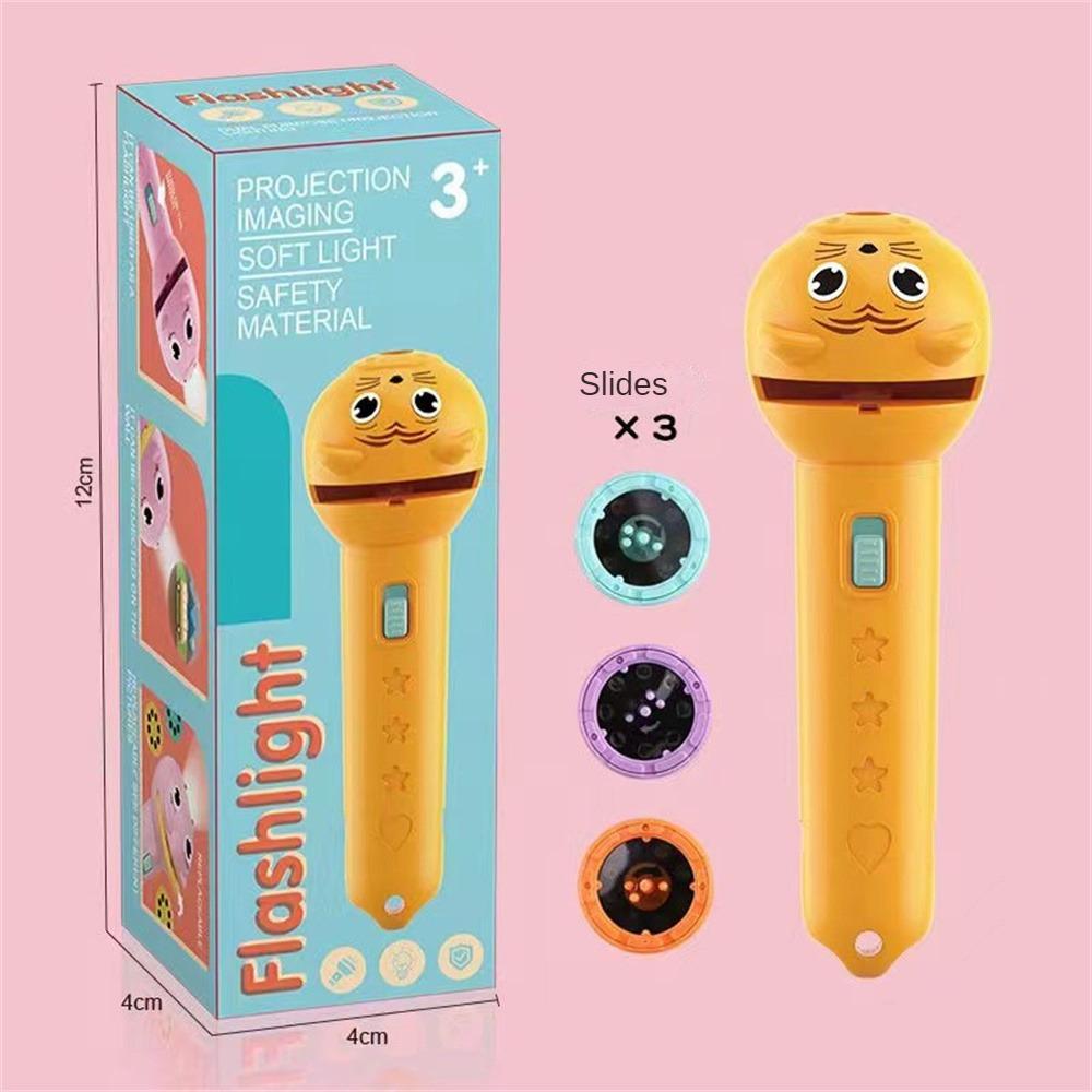 Flashlight Projector Torch Lamp Toy Cute Cartoon Creativity Toy Torch Lamp Flashlight Projector Toy Baby Sleeping Story Book