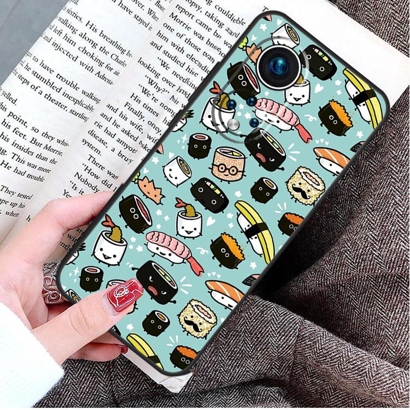 Food Sushi Case For Honor Magic 5 6 7 8 Pro Honor Win RT X9d X9c X9b X9a X8c X8b 50 70 90 400 200 Lite
