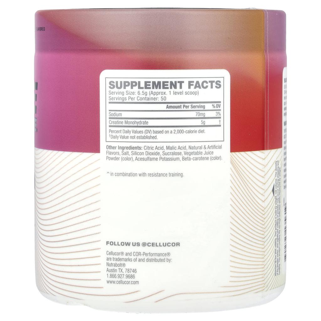 C4 / Cellucor, Creatine OR-Performance®, Fruit Punch, 11.5 Oz (325 G)