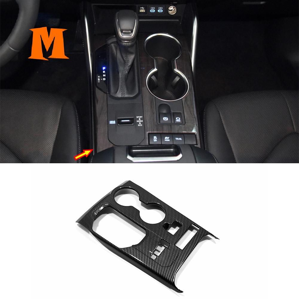 Auto Vordersitz Armlehne Box Panel Dekor Aufkleber Abdeckung Trim Carbon Für Toyota Highlander 2022 Innen