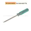 6mm Crystal Color Phillips Flathead Magnetic Screwdriver with Two-Color Strip