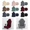Office Racing Computer Chair Slipcover Dustproof Stretchable Polyester Material Water Repellent Removable Anti Slip Reusable