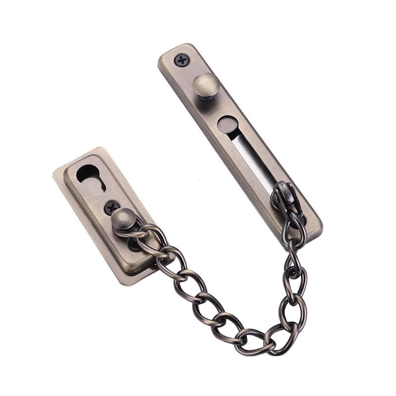 Stainless Steel No-Drill Anti-Theft Hotel Door Chain Lock