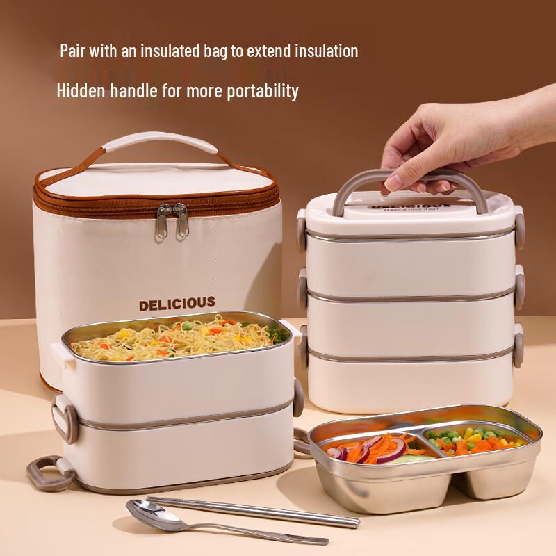 YMER Multi-Layer Insulated Lunch Box & Bag