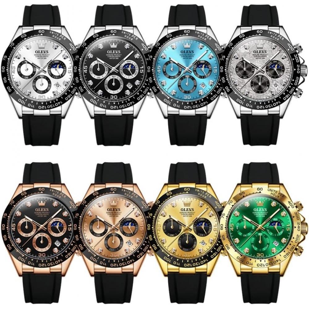 Iqiyi Men S olevS Watch Green Waterproof SportS buSineSS G2875jd Glv