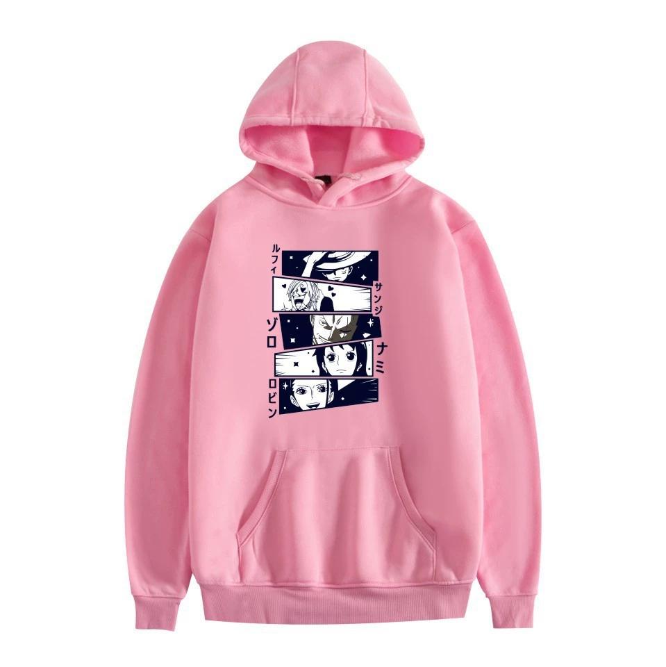 ONE PIECE Anime Print Hoodie Men's Hip Hop Streetwear Men Women Hoodies Unisex Fashion Sweatshirt