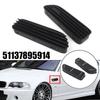 For BMW E46 For M3 2001-2006 51137895914 Glossy Black Car Side Grill Fender Vent Grille Exterior Parts Direct Installation