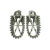 1Pair Motorcycle Bike Off-road 304 Stainless Steel Foot Peg Forefoot Pedals 8MM