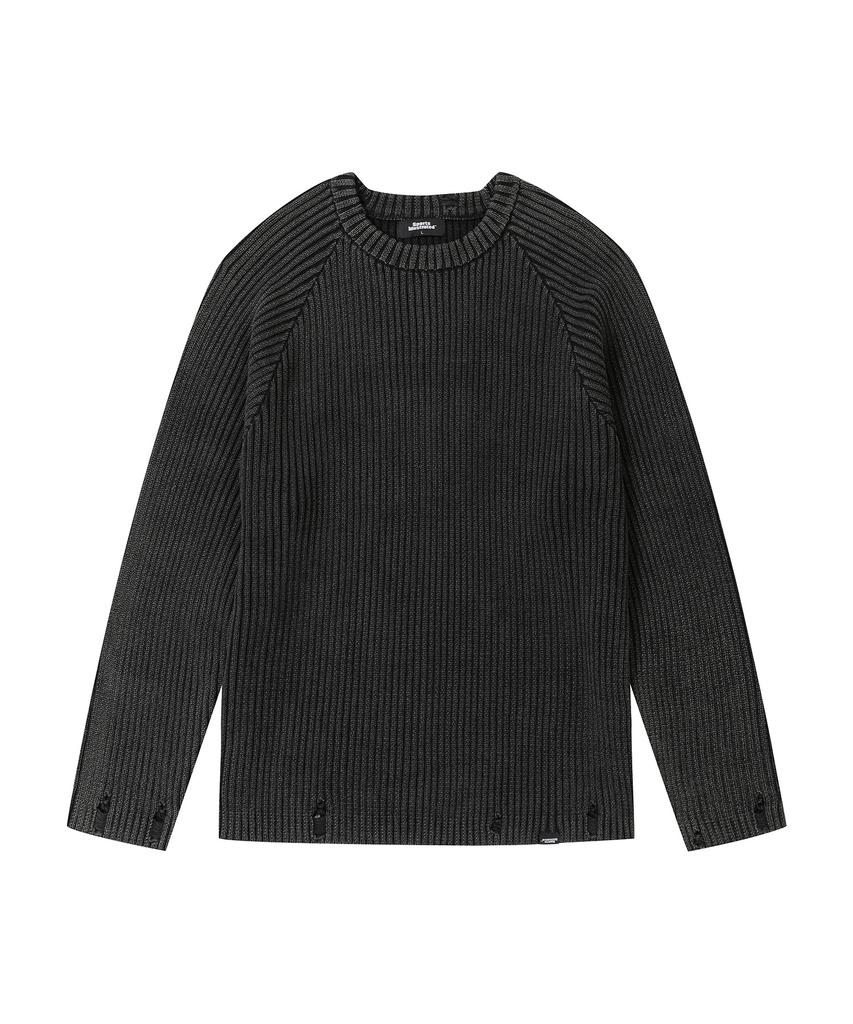 SPORTS ILLUSTRATED Pigment Round Knit (Dark Gray)