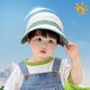 Quick-dry Summer Kid Sunhat Solid Color Children's Empty Top Cap Candy Color Bucket Hat  Girls