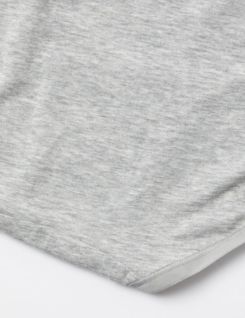 Amazon Essentials Cotton Bikini Size L 6-Pack Shorts, Women's, Black/Heather Gray/White/Light Pink,