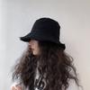 Foldable Raw Edge Fisherman Hat Sunshade Sun Protection Cap Thin Bucket Hat  Spring
