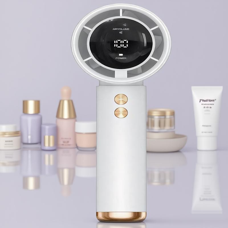 N68 Portable 0-100 Level Speed Adjustment Handheld Desktop Rechargeable Mini Turbo Fan D-733