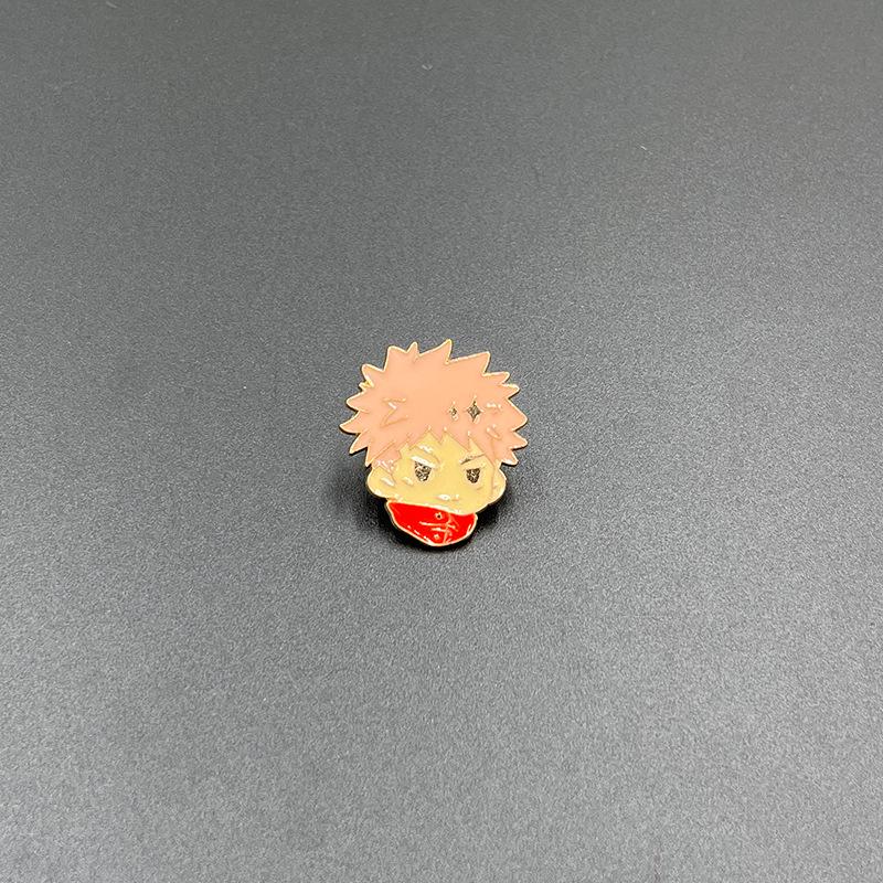 Jujutsu Kaisen Gojo Satoru Brooch - Cute Metal Badge for Backpack Accessory