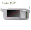 2Pcs Pair 7" Car 2 Channel Video Sunvisor Rear View Mirror Screen Lcd Monitor For DVD/VCD/GPS/TV Input Signal And Car Rearview Camera Touch Button