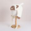 Children's hat cartoon cute plush bear pullover hat winter outdoor cold protection ear protection knitting