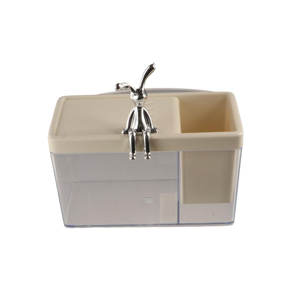 

Transparent Amphibious Ecological Tank Plastic Goldfish Bowl Fish Freshwater Planted Tank білий