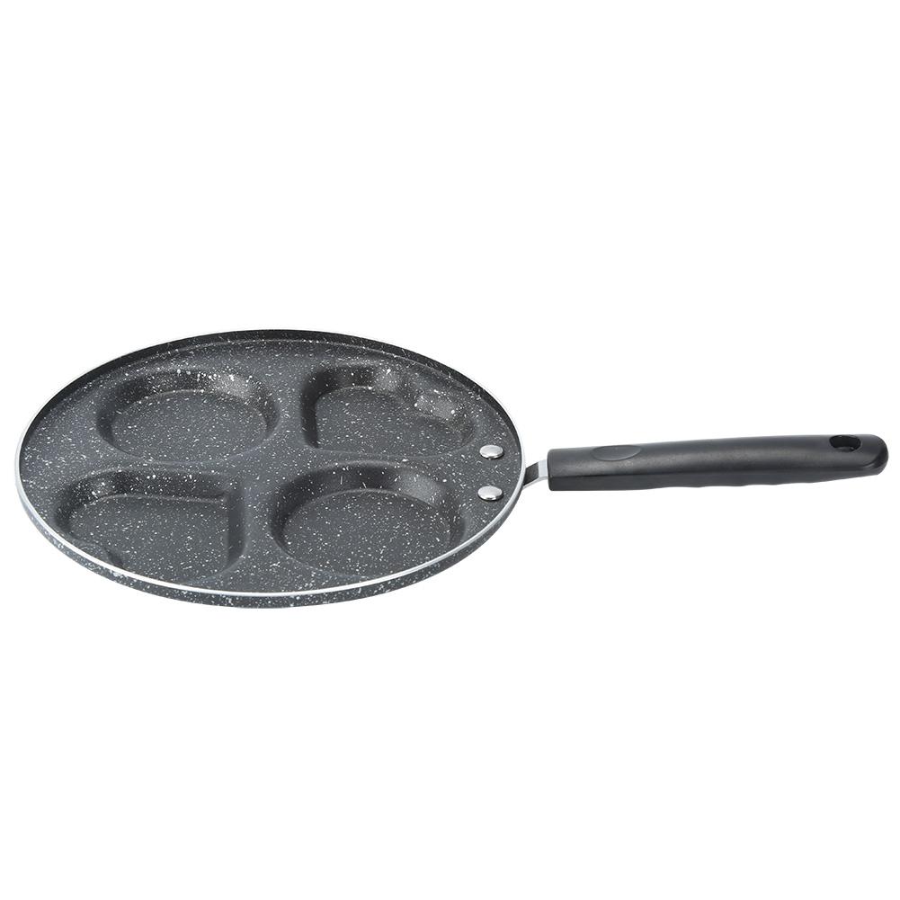 4 Holes Non Stick Coating Frying Pan Home Kitchen Cookware Cooking Tool for Fried Eggs