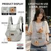 Front Chest Pet Carrier Backpack Cats - Breathable Mesh Harness Bag Adjustable Size S M L Casual Outdoor Travel Accessory