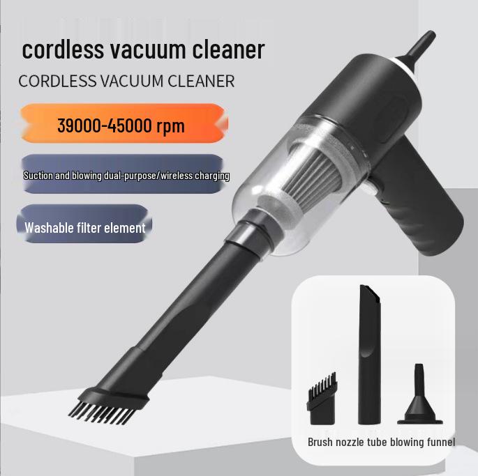 12V Cordless Handheld Car Vacuum Cleaner with Powerful Suction