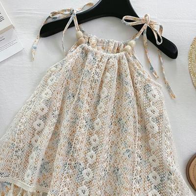 Kleinkind Mädchen Kleid Sommer Mode Koreanische Mädchen Süßer Floralrock Mädchen Niedlich Kinder Spitze