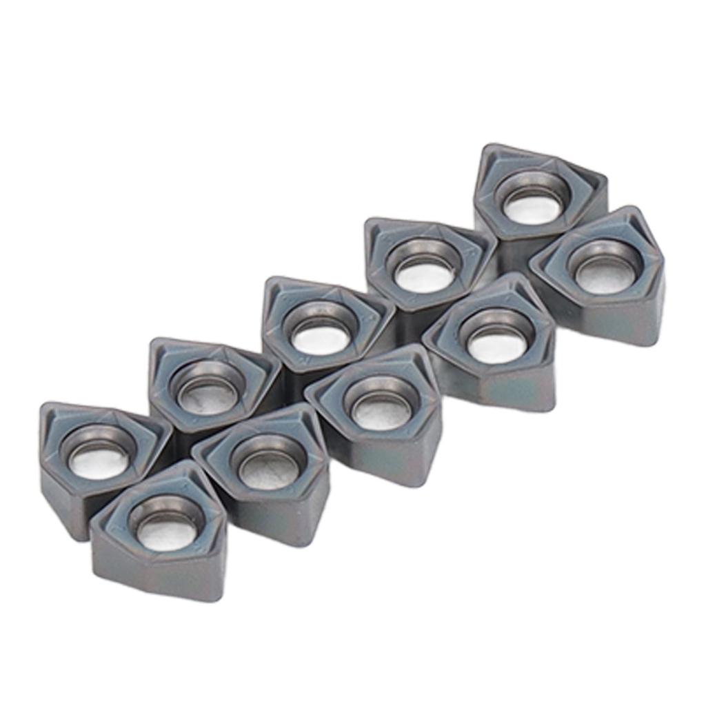 10 Stück Dreheinsatz Hartmetallklinge Drehbankfräser Fräsen CNC Werkzeugset für Maschine