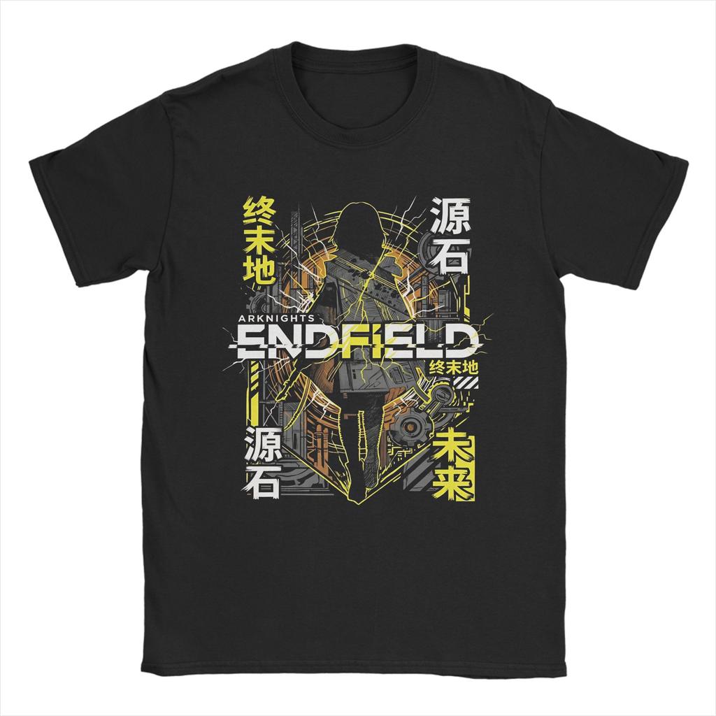 Mens TShirts Ardelia Arknights Cool Pure Cotton Tees Short Sleeve  T Shirts Crew Neck Clothing Plus Size