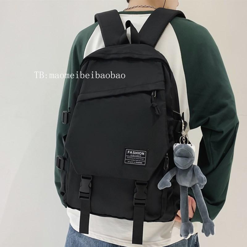 Schoolbag New High School Schoolbag Male Ins Trendy Cool Lightweight Backpack Female College Student Simple Large-capacity Backpack Korean Version