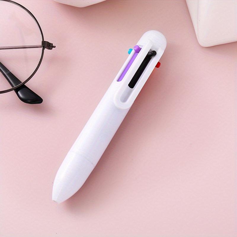 10pcs 0.5mm Macaron 6 Color Ballpoint Pen Mini Portable Pocket Stationery Writing Tool Color Ballpoint Pen