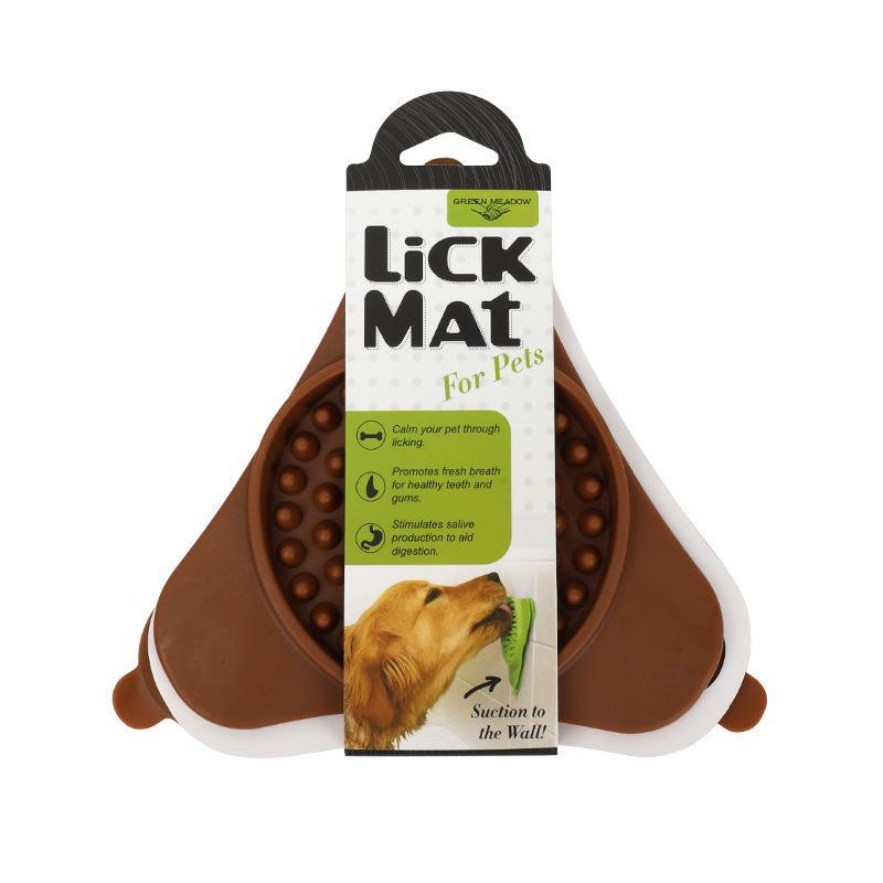 Dog Licking Mat with Suction Cup - Slow Feeding Mat for Pets