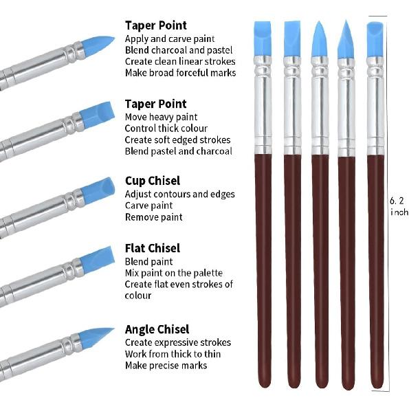 Pottery Tools, 44PCS Ceramic Clay Sculpting Tools Set with Plastic Case, for Beginners and Professional Art Crafts, by Augernis