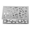 Hollow Out Metal Napkin Holder Glossy Edge Stainless Steel Napkin Holder  Kitchen Countertop