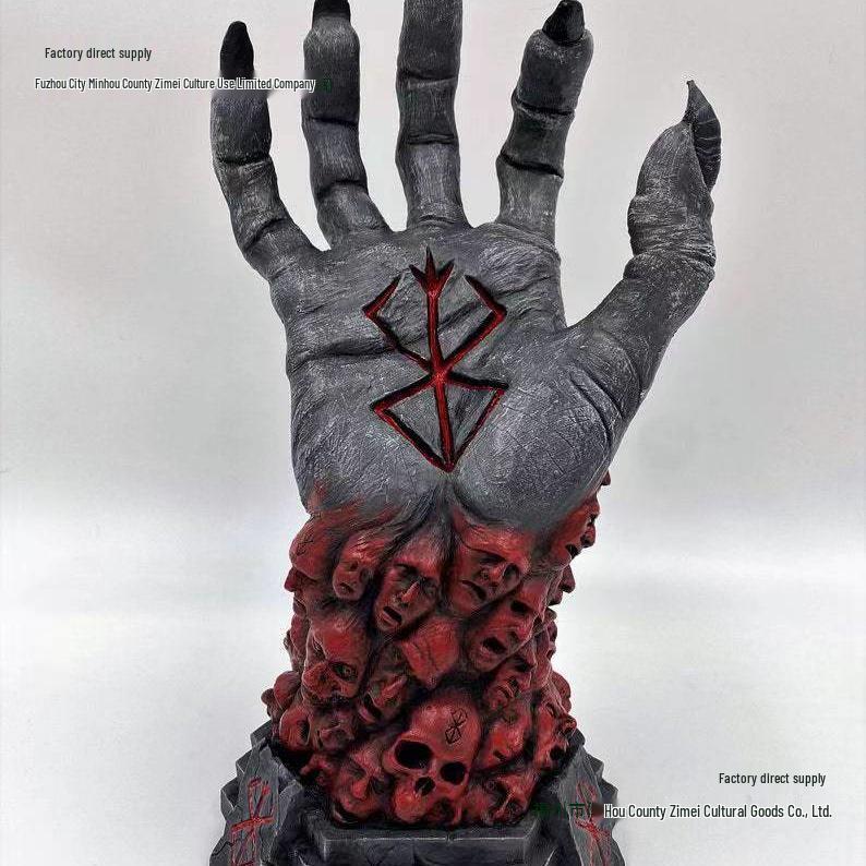 Halloween Dämonenschwert Figur: Berserk Hand Harzornament