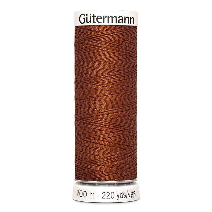 Fil tout textile - GUTERMANN - 748277-934 - 200m - 1 bobine - Marron