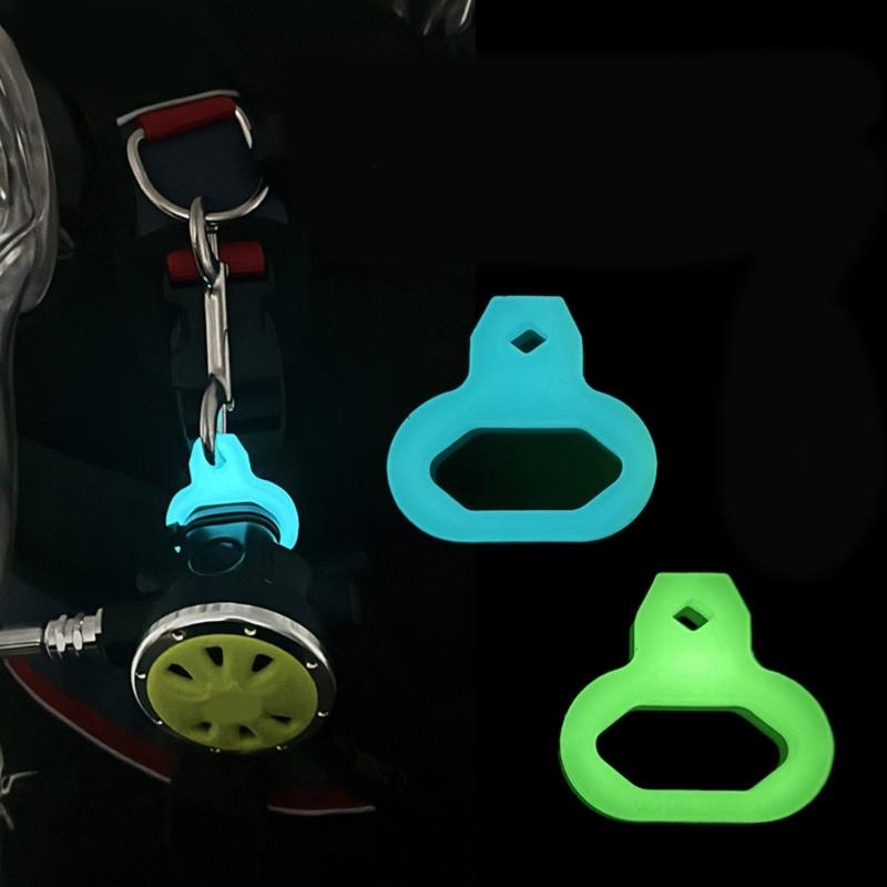 Night Glowing Diving Hook Clip Enhances Safety During Night Diving Quick Detach Diving Rings Light Weight Diving Clip