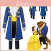 Costum Cosplay Adult Frumoasa și Bestia Prințul Adam Bărbați Petrecere Halloween Costum Măiestrie Exquisită